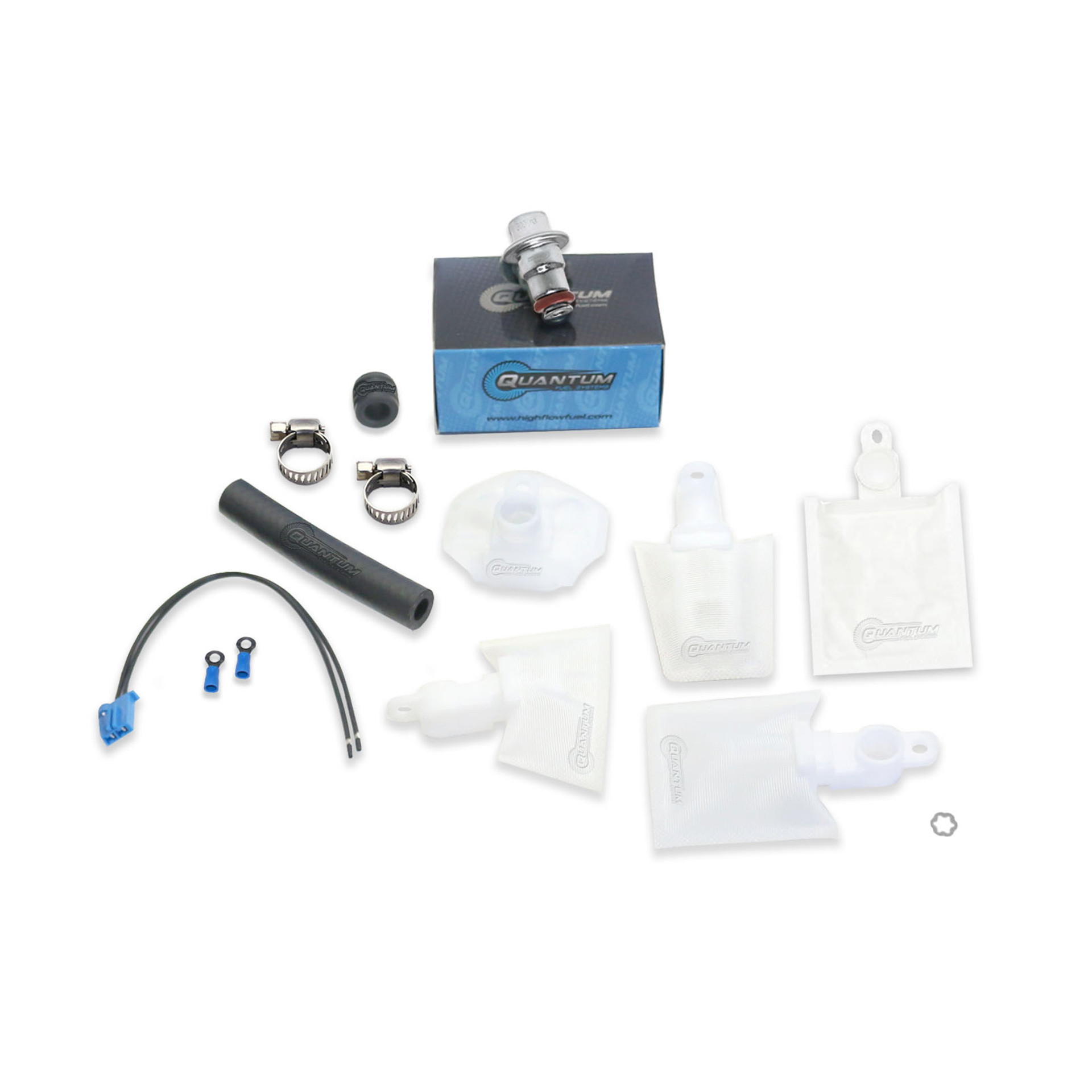 Quantum Fuel Systems Fuel Pump Repair Kit w/ Fuel Pressure Regulator, Strainer for the Honda CTX1300 '14 and CB1000R '11-23 Quantum Fuel Systems Fuel Pump Repair Kit w/ Fuel Pressure Regulator, Strainer for the Honda CTX1300 '14 and CB1000R '11-23